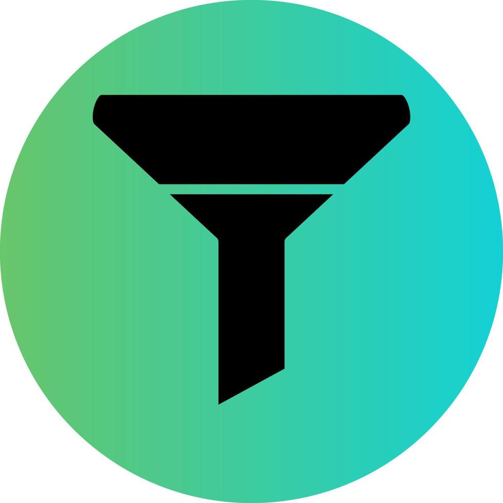 Funnel Vector Icon Design