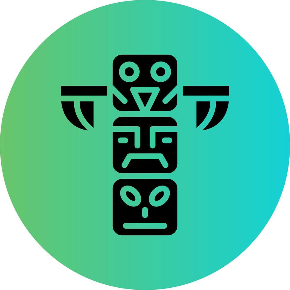 Totem Vector Icon Design