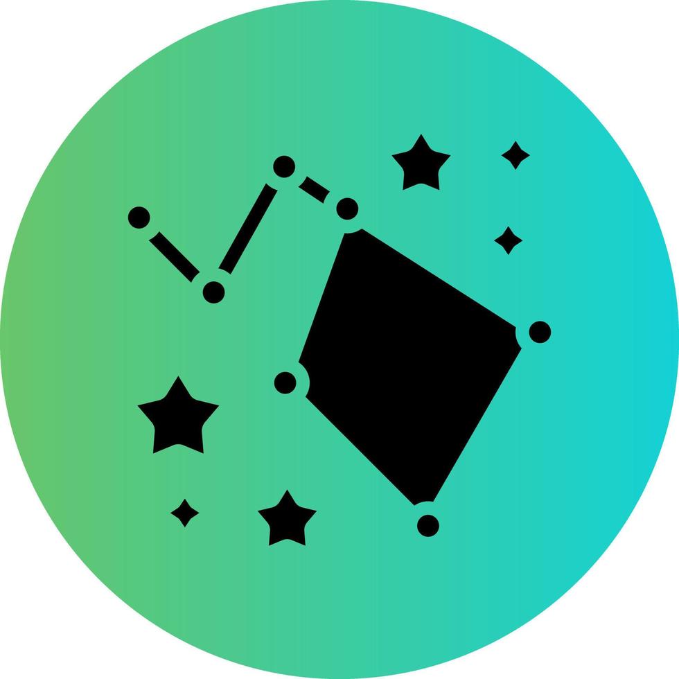 Big Dipper Vector Icon Design