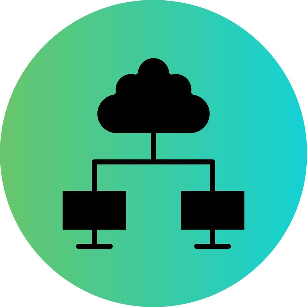 Cloud Computing Vector Icon Design