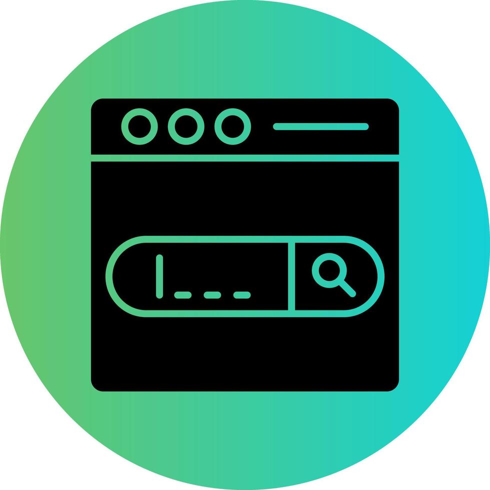 Search Bar Vector Icon Design