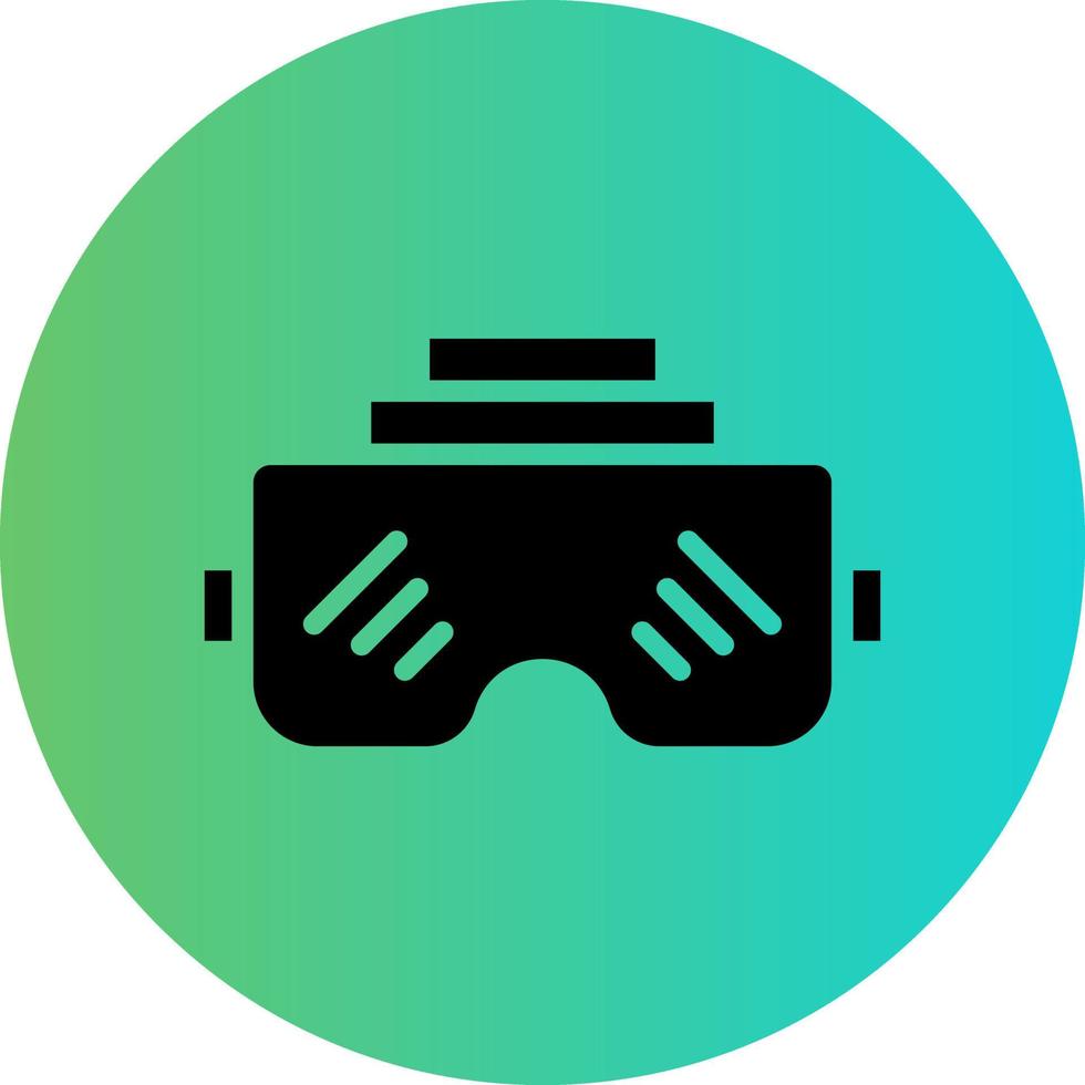 VR Glasses Vector Icon Design