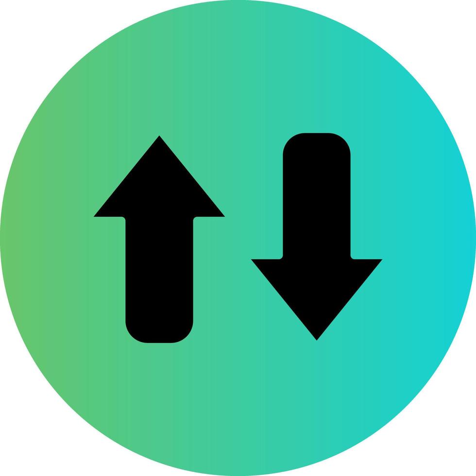 Opposite Arrow Vector Icon Design