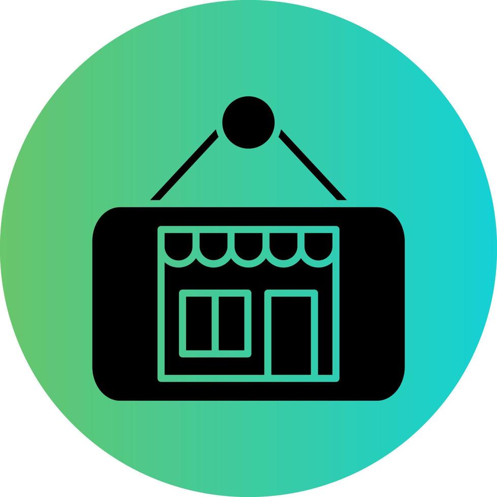 Store Sign Vector Icon Design
