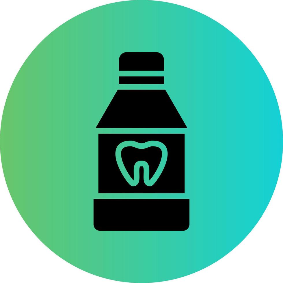 Mouthwash Vector Icon Design