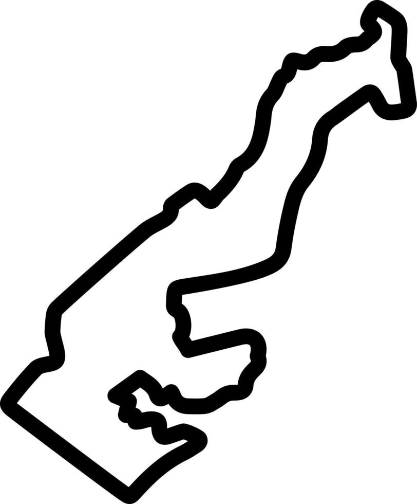 line icon for monaco vector