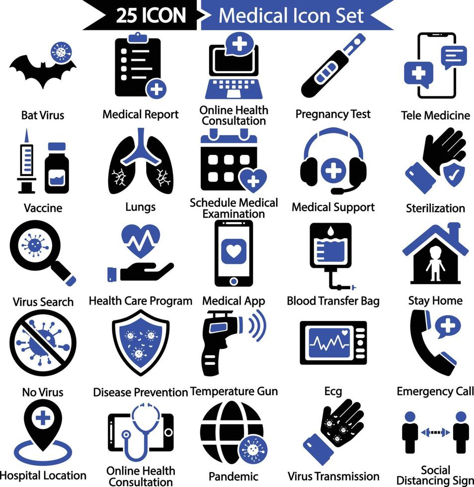 Medical Icon Pack vector