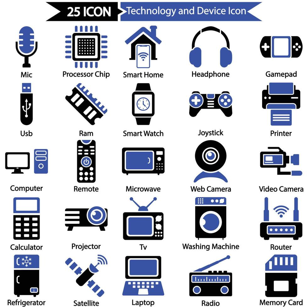Technology And Device Icon vector