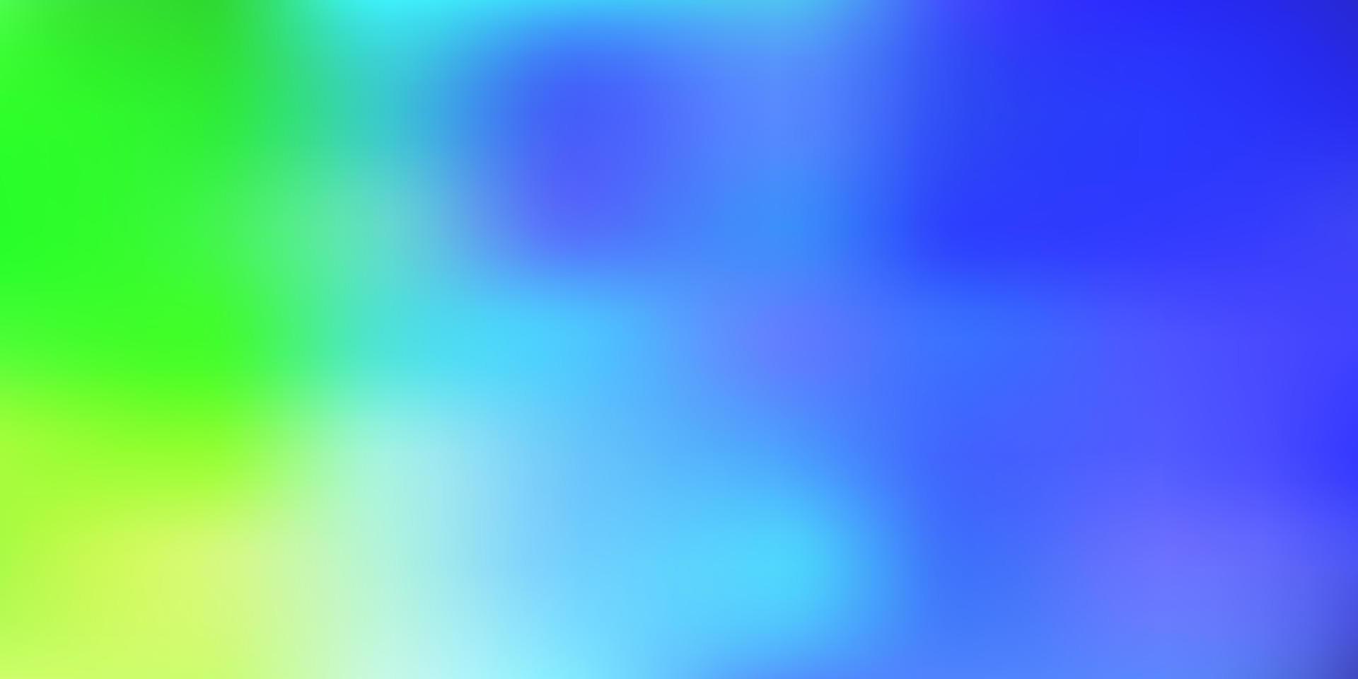 Light blue, green vector blur background.