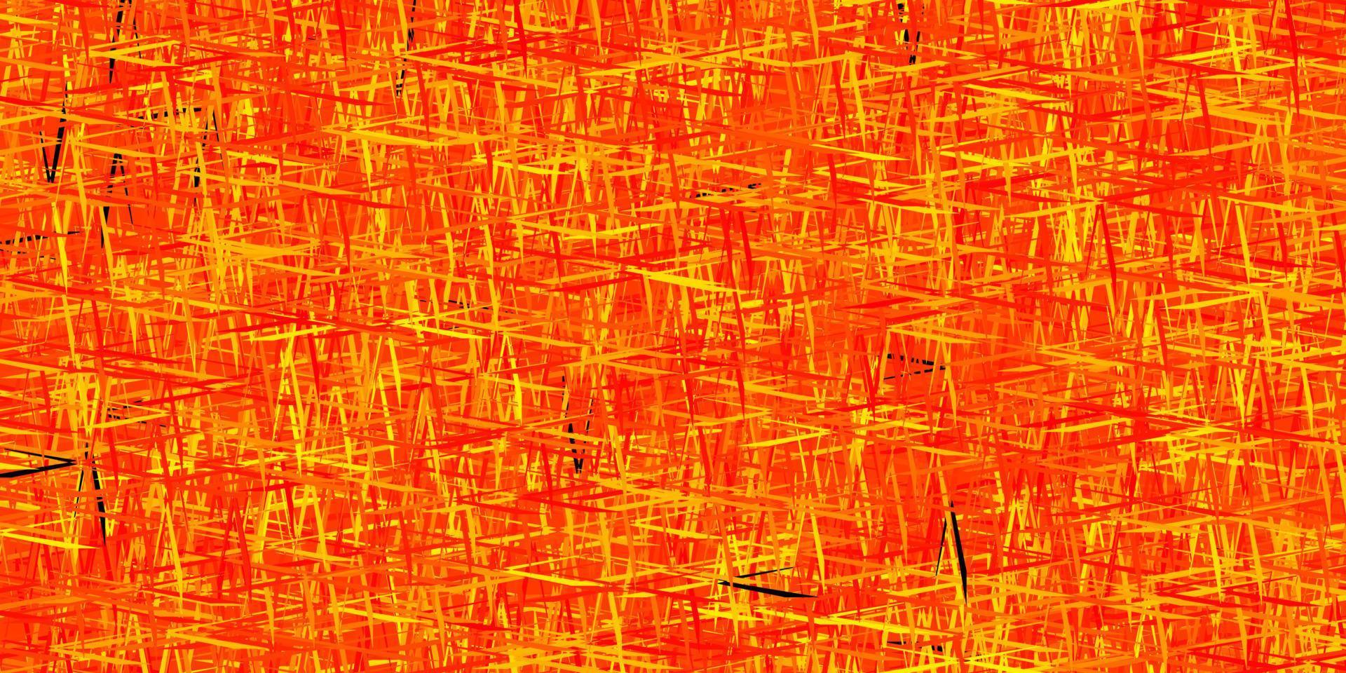 Dark Orange vector template with repeated sticks.