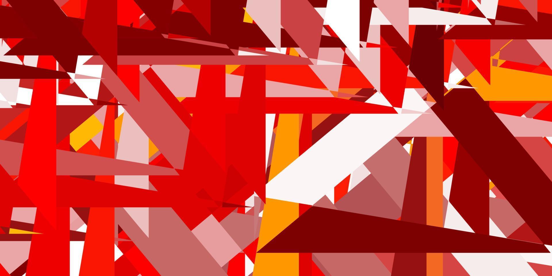 Light orange vector layout with triangle forms.