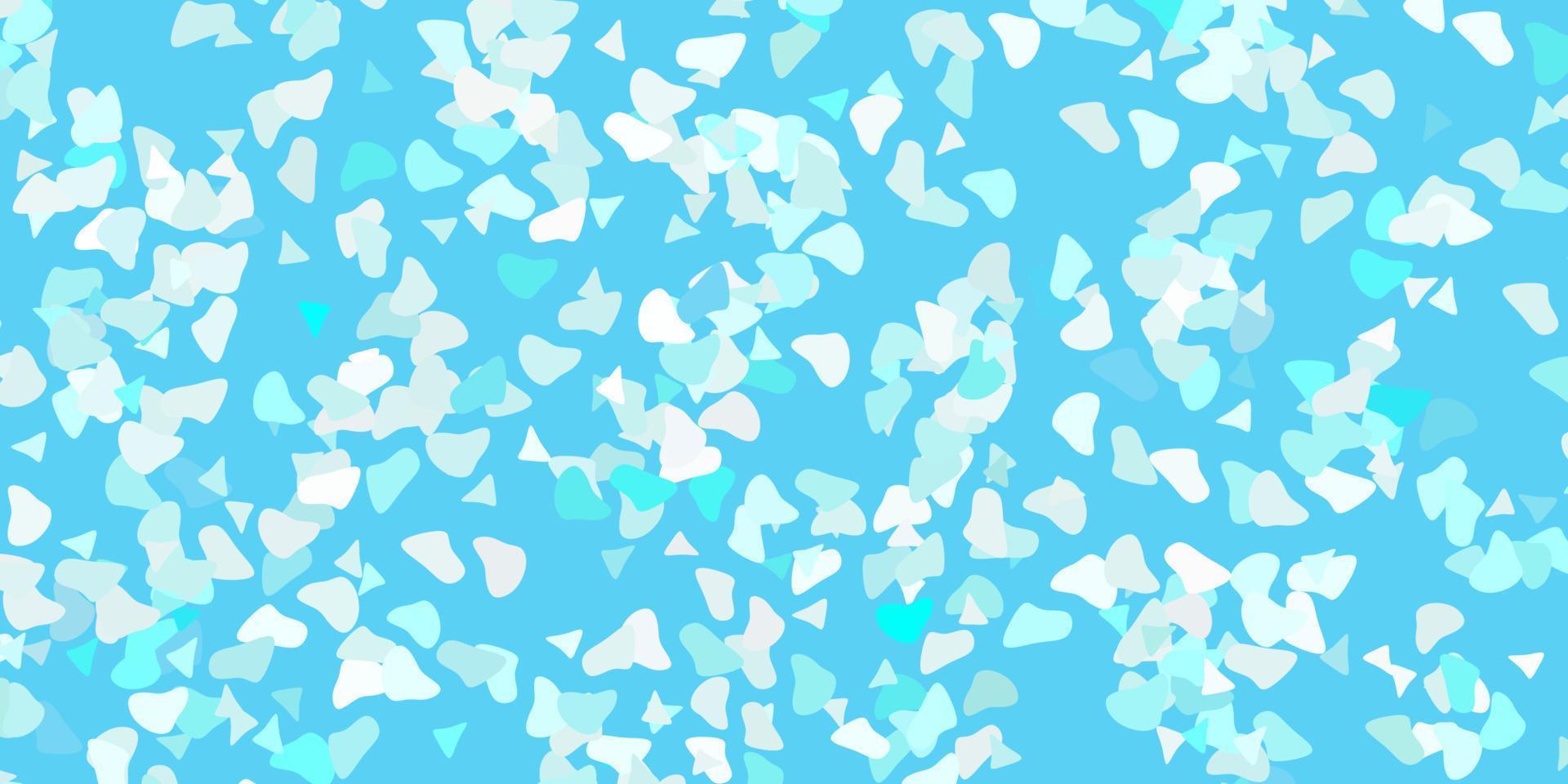 Light blue vector pattern with abstract shapes.