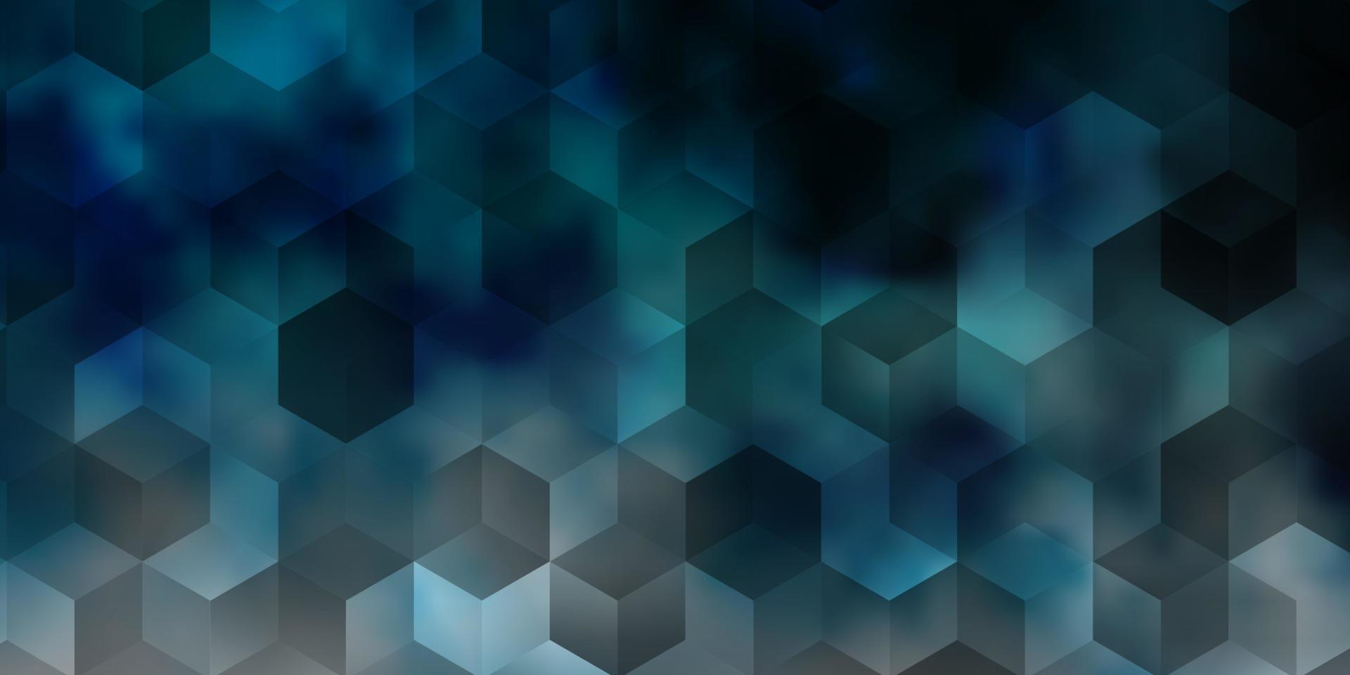 Light BLUE vector texture with colorful hexagons.