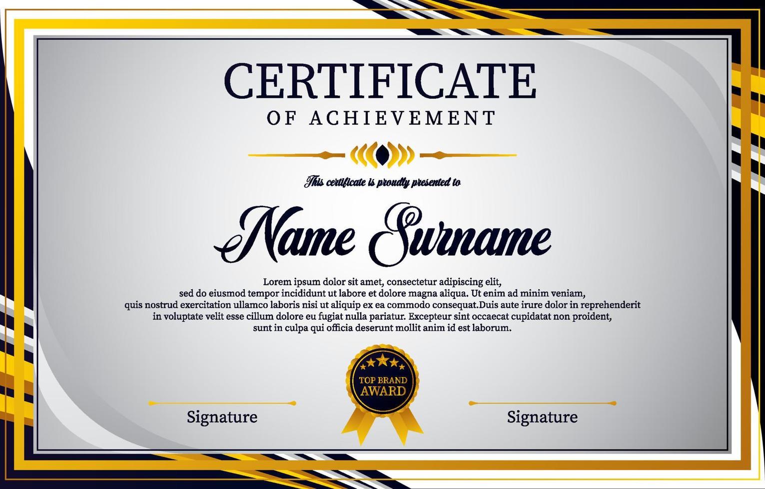 Education Certificate Concept vector
