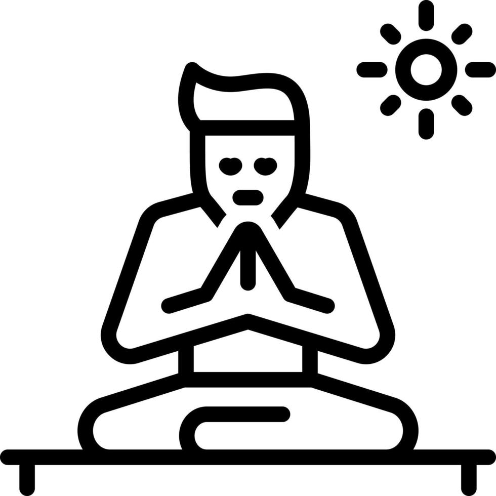 line icon for being vector