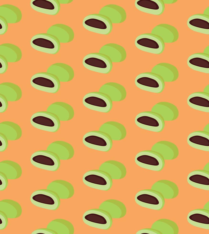Manju dessert pattern vector