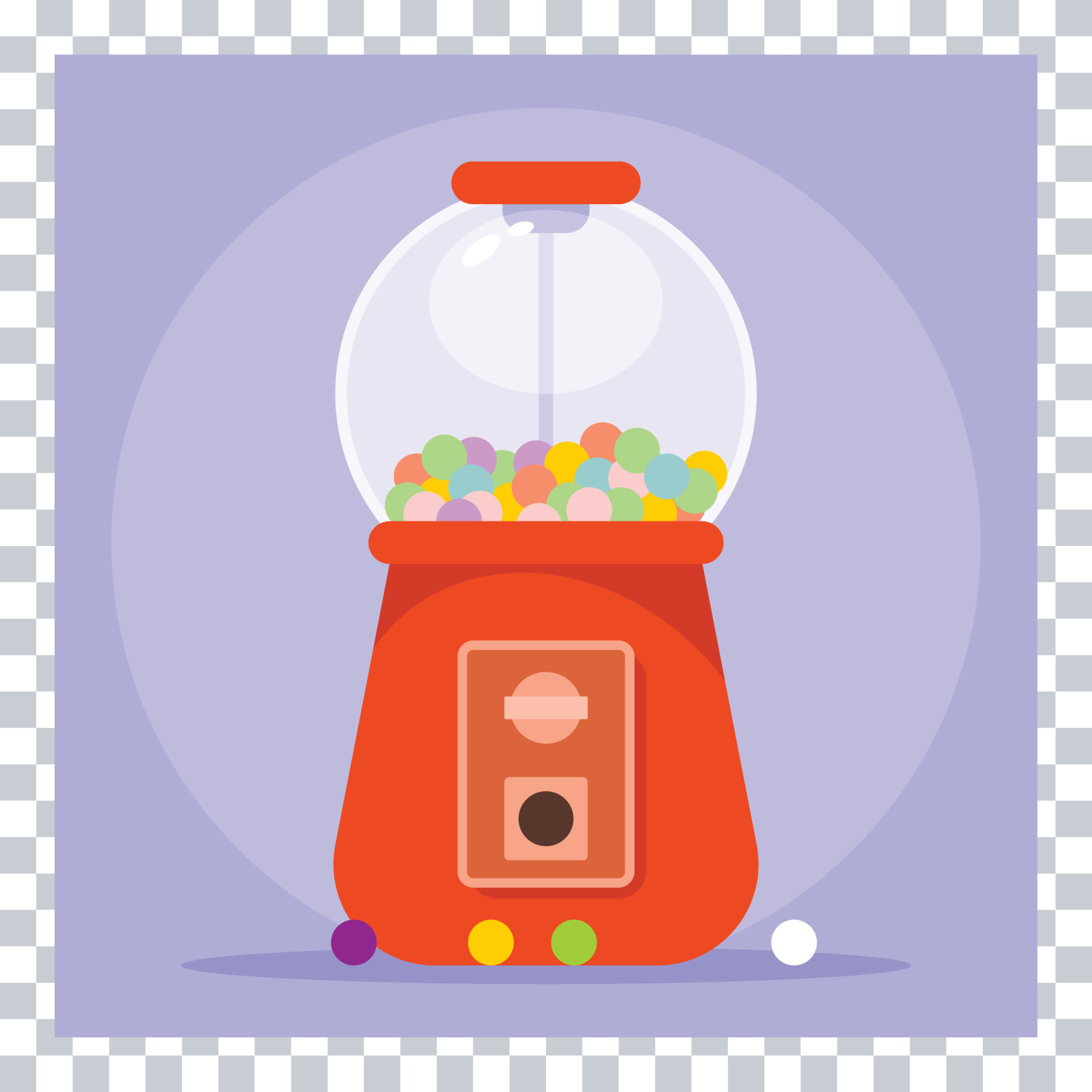 Coinoperated machine for candies 23050978 Vector Art at Vecteezy