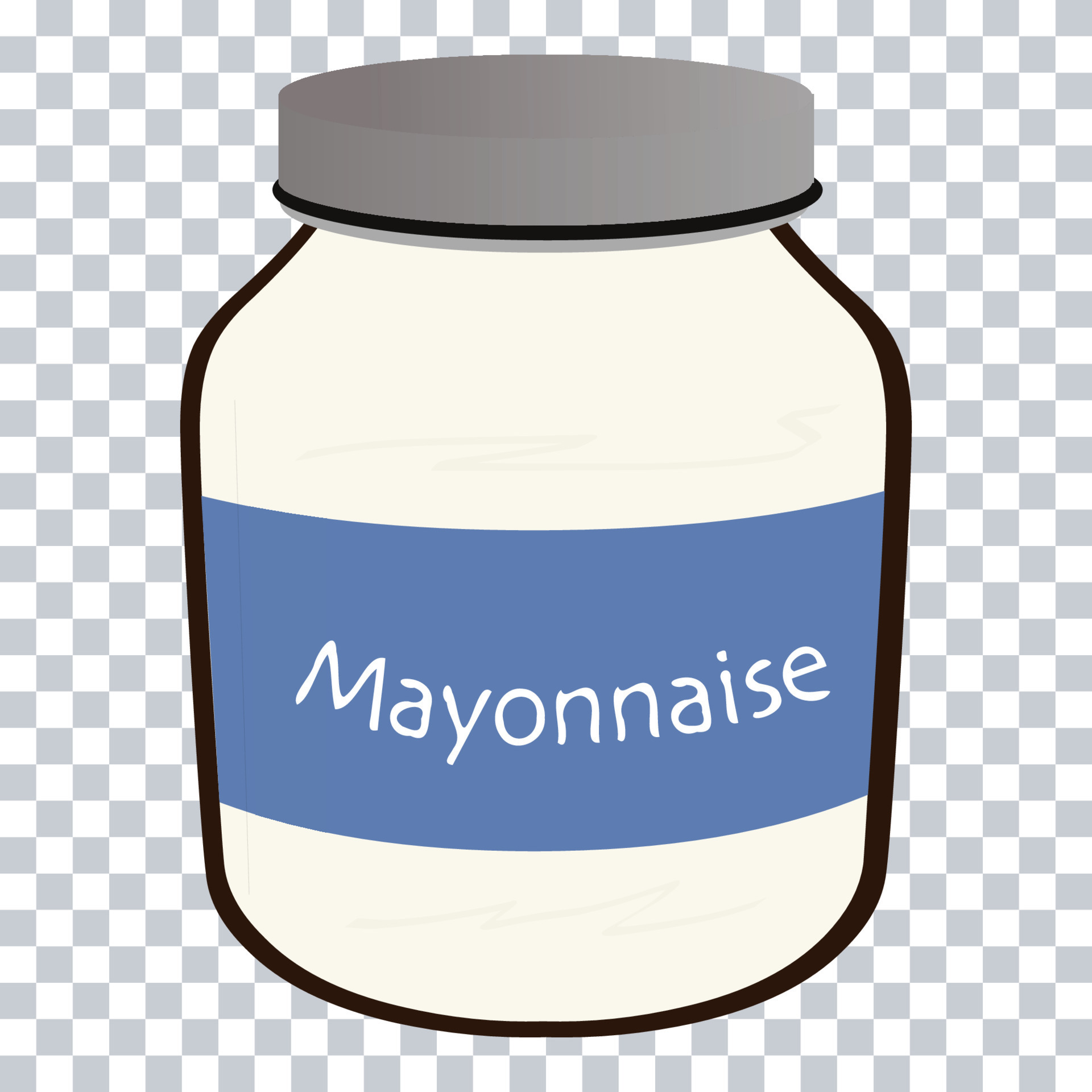 Mayonnaise Jar Vector Art, Icons, and Graphics for Free Download