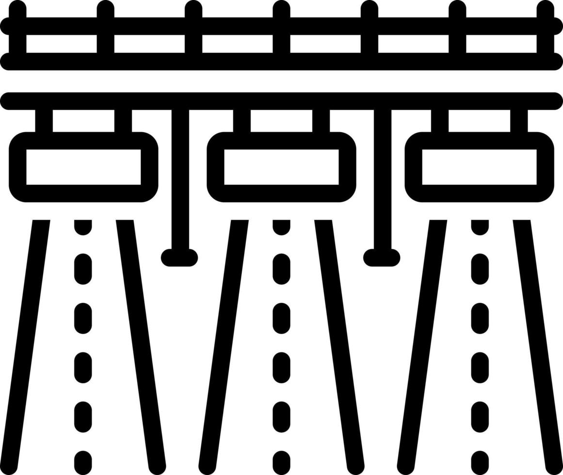 line icon for hwy vector