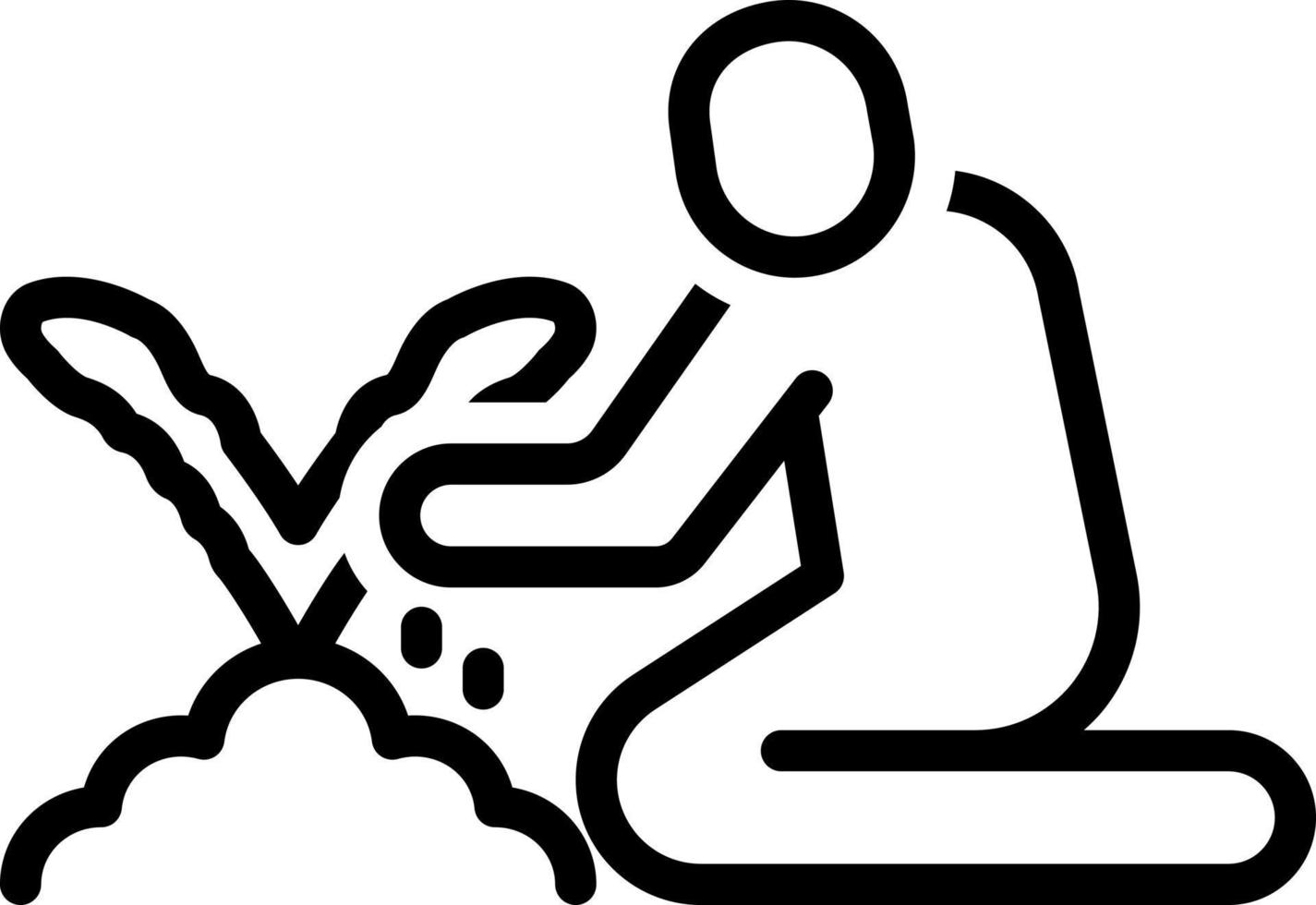 line icon for conservation vector