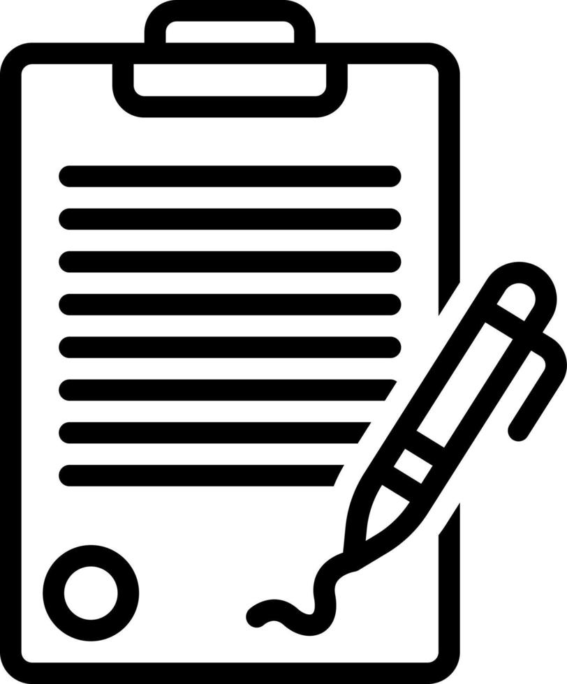 line icon for indication vector