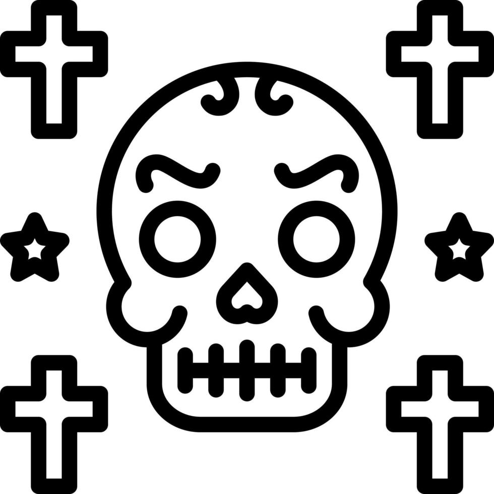 line icon for gothic vector