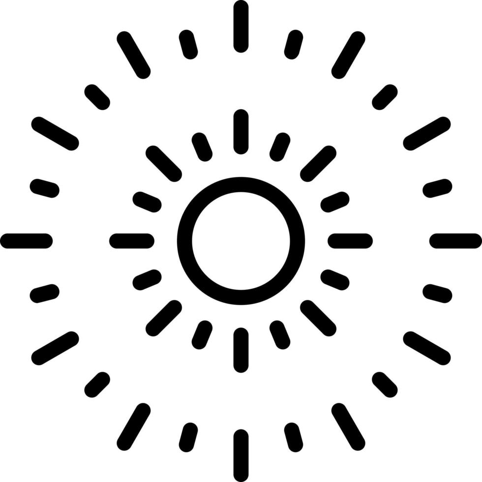 line icon for ray vector