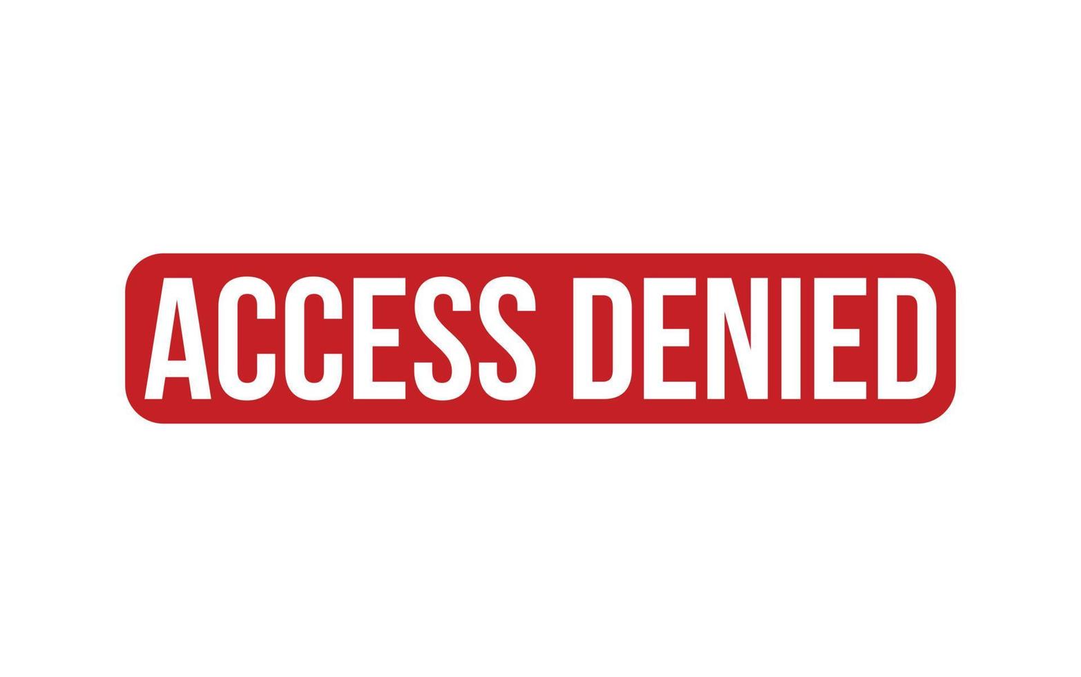 Access Denied Rubber Stamp Seal Vector