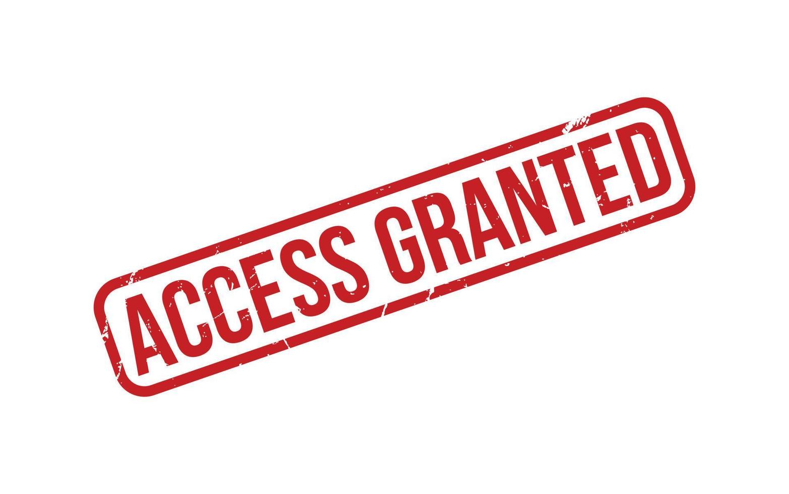 Access Granted Rubber Stamp Seal Vector