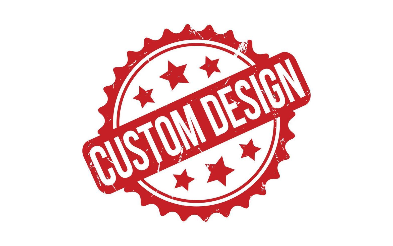 Custom Design Rubber Stamp Seal Vector