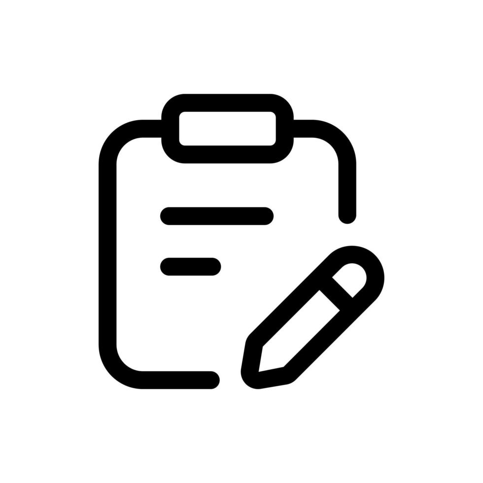 Simple Exam icon. The icon can be used for websites, print templates, presentation templates, illustrations, etc vector