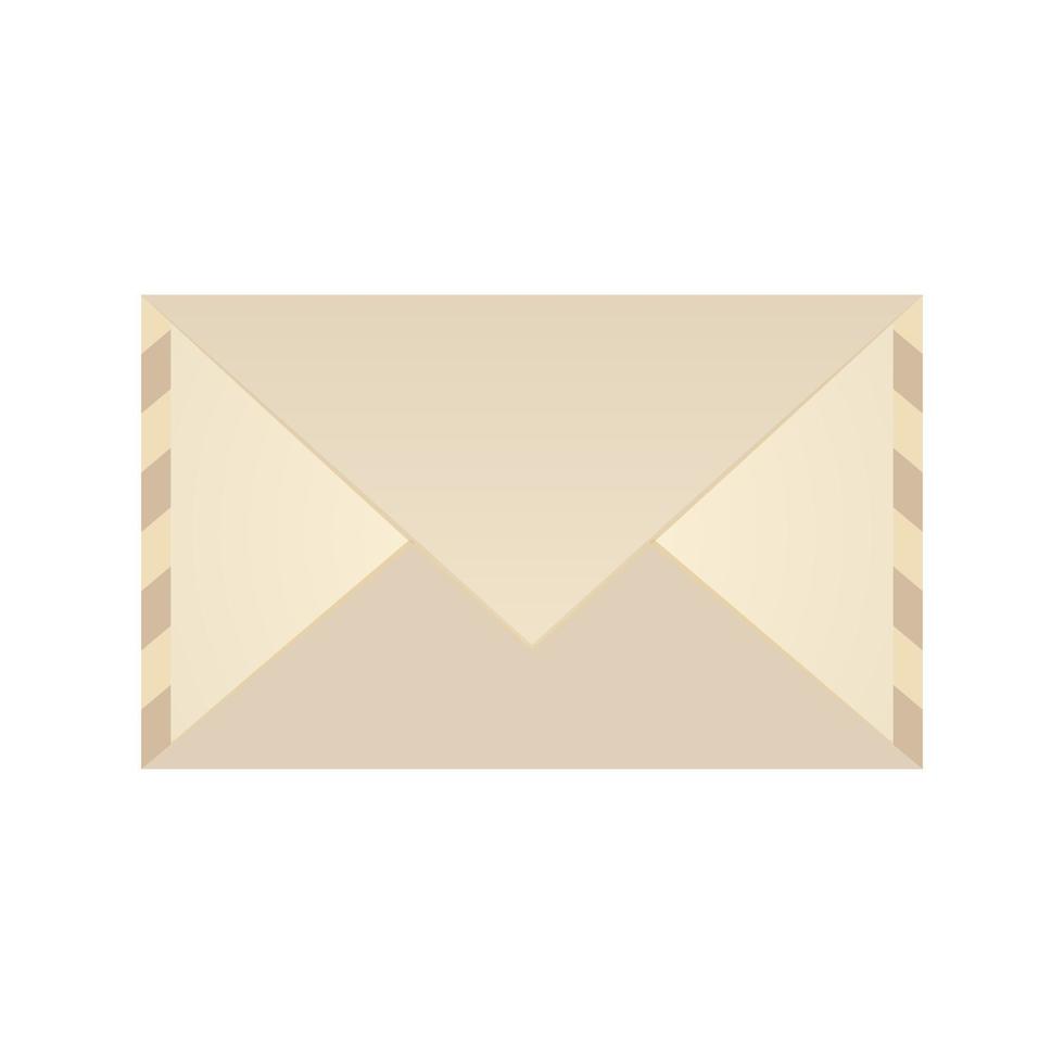 Closed envelope, vector illustration