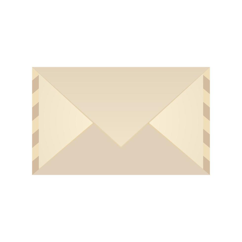 Closed envelope, vector illustration