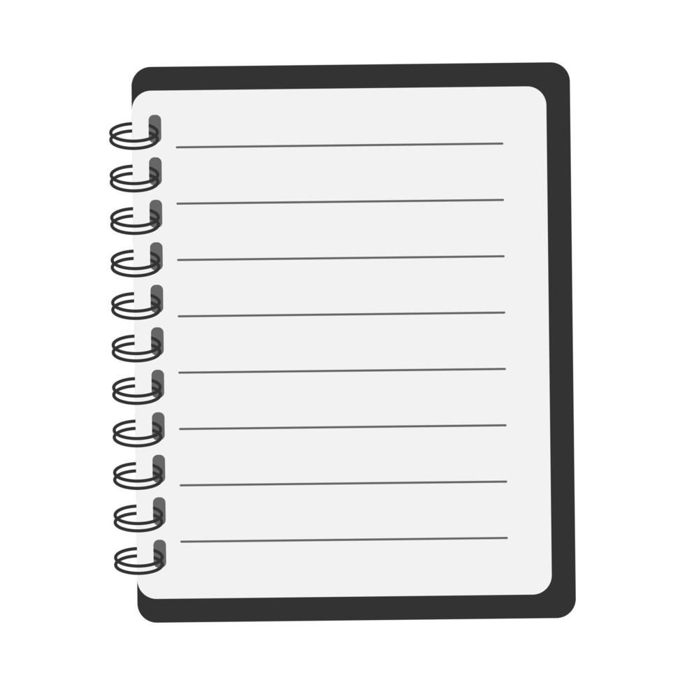 Note book, vector illustration