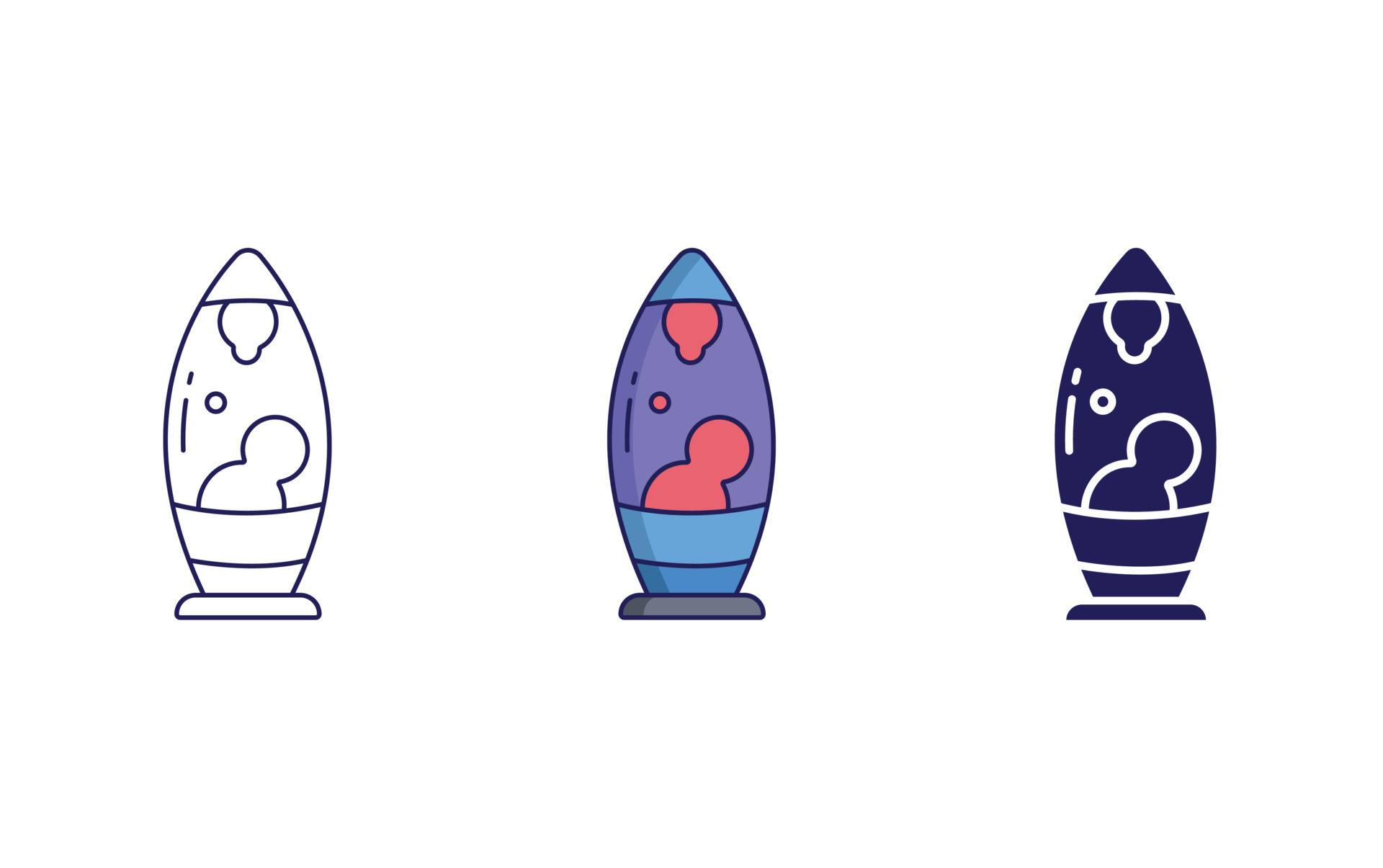 Lava Lamp vector icon 23054800 Vector Art at Vecteezy