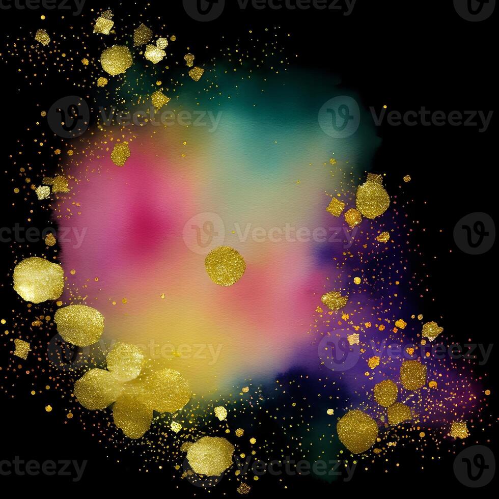 Abstract watercolor glitter background, Watercolor splash painting texture, Abstract luxury texture, Acrylic liquid glitter texture, photo