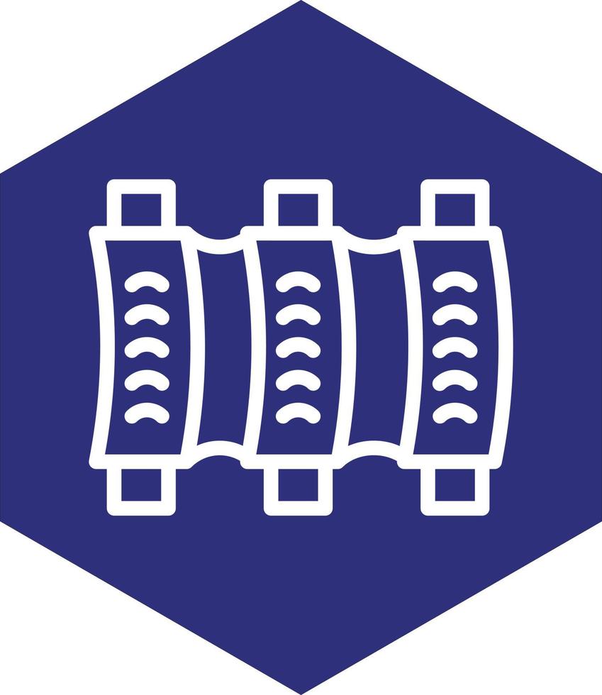 Ribs Vector Icon Design