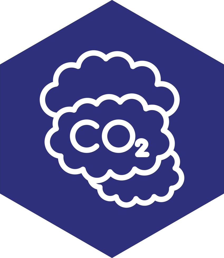 Carbon dioxide Vector Icon Design