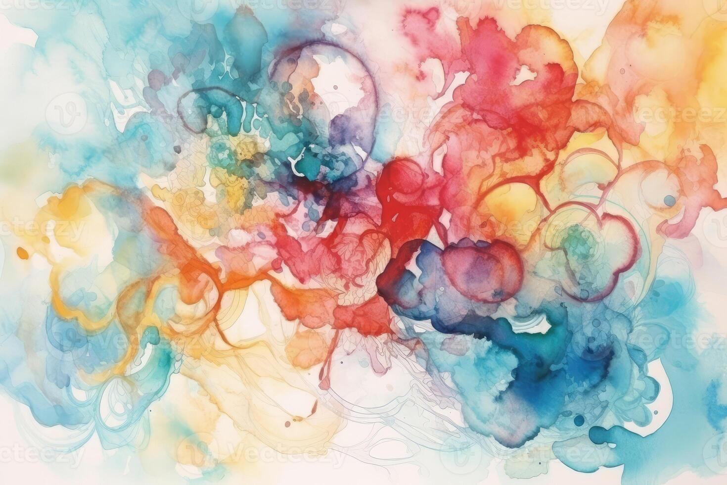 pastel background with watercolor paint . AI Generated 23055668 Stock ...