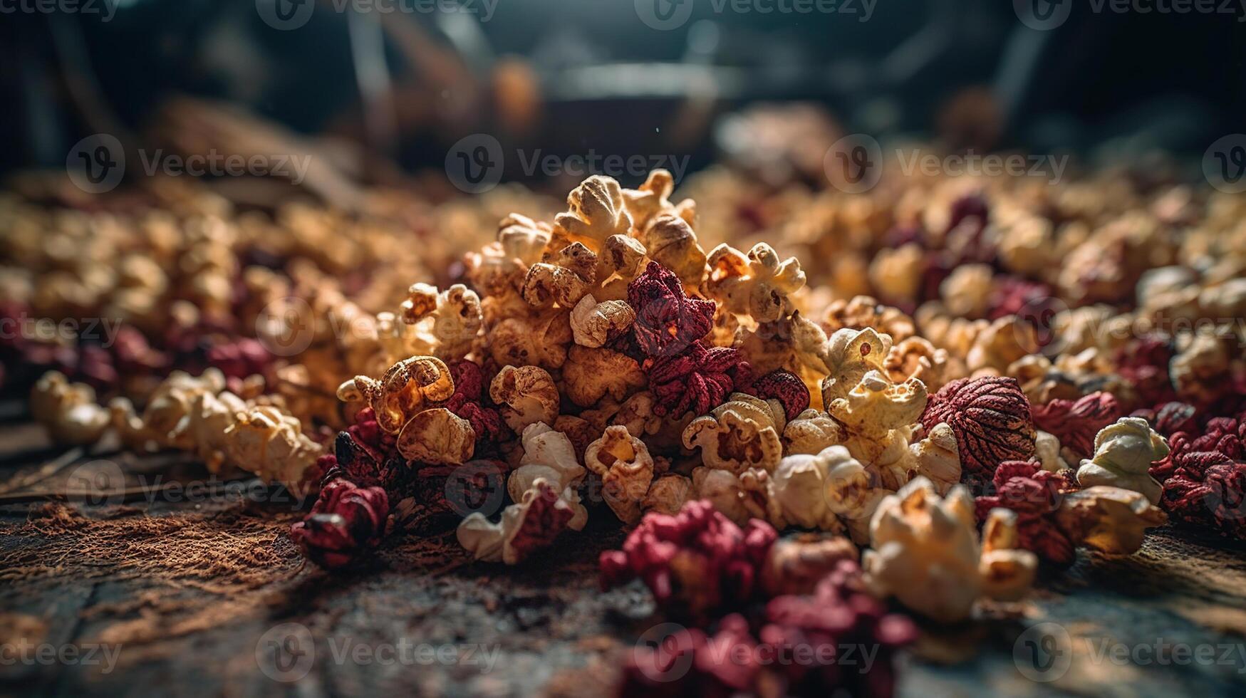 smell of burnt popcorn, image photo