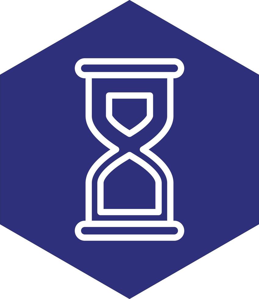 Sand Clock Vector Icon Design