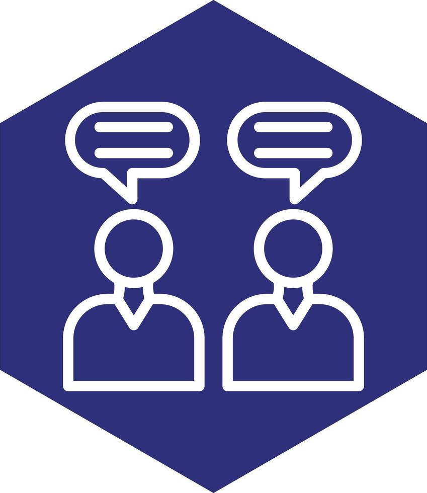 Dialogue Vector Icon Design