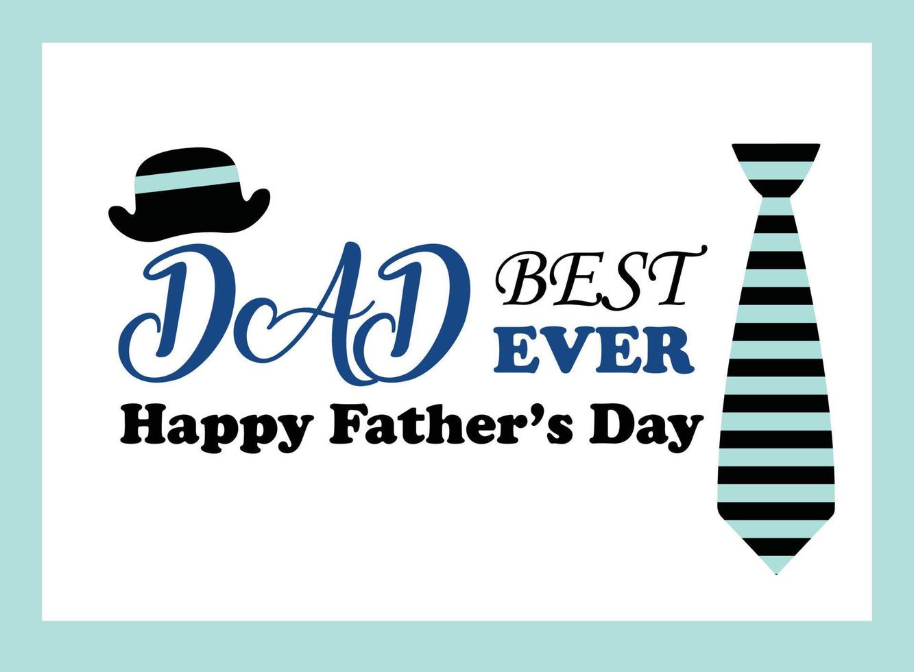 New Fathers day Vector Design