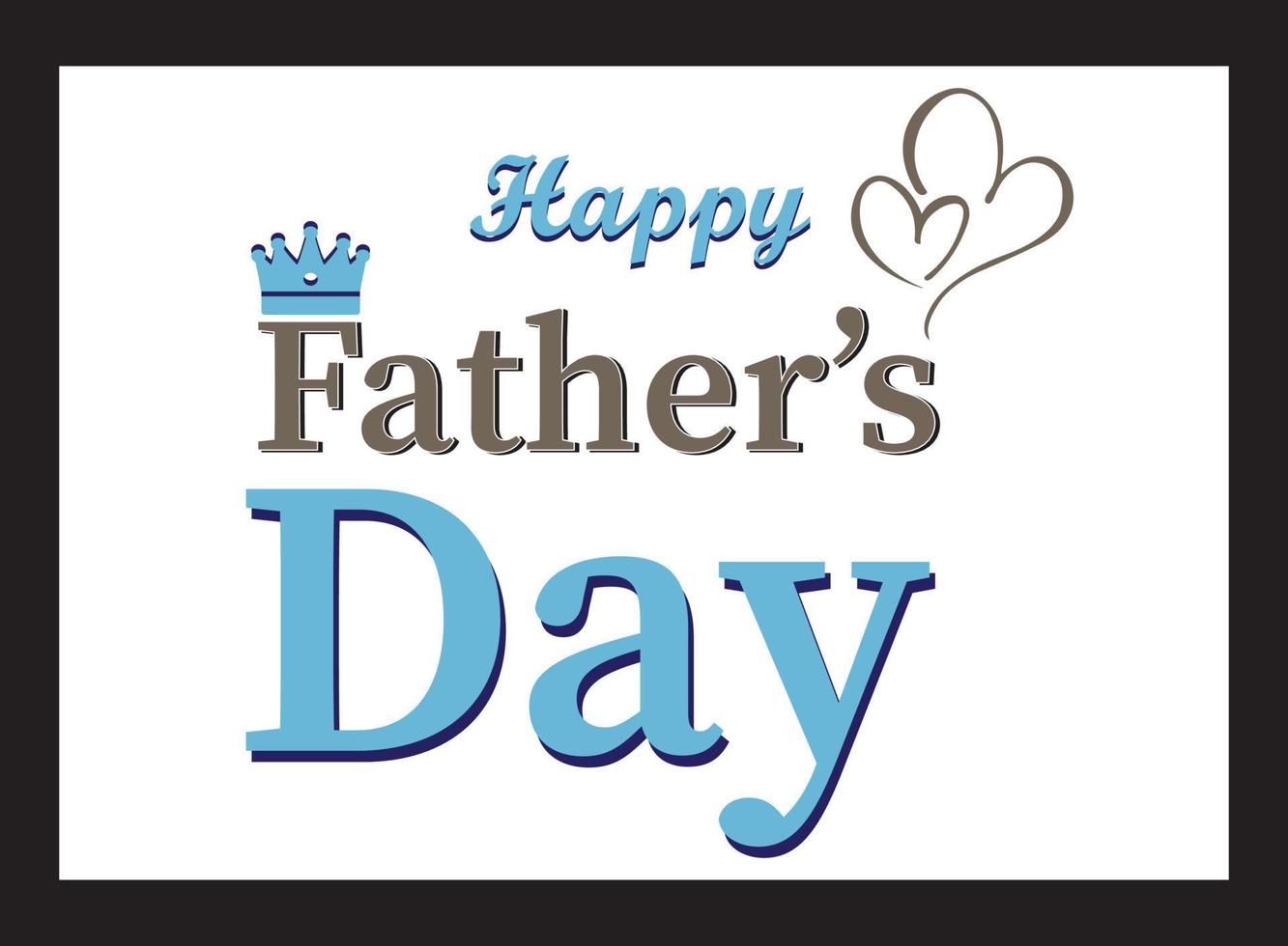 fathers day vector design