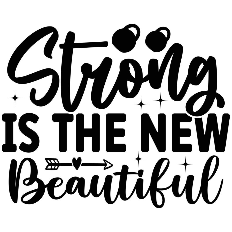 strong is the new beautiful vector