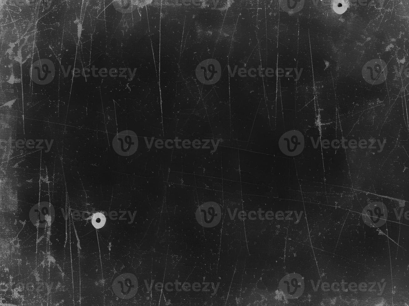 Vintage Black Scratched Grunge Background with Old Film Effect - Abstract Dark Texture for Design and Art - Retro Distressed Weathered Worn Eroded Decay Monochrome Backdrop photo