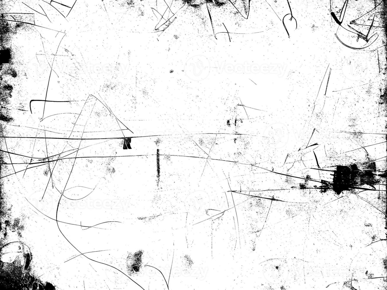 Grunge Concrete Wall Texture with Cracks and Scratches for Design Projects - Rough Urban Surface Background with Vintage Distressed Weathered Grungy Pattern photo