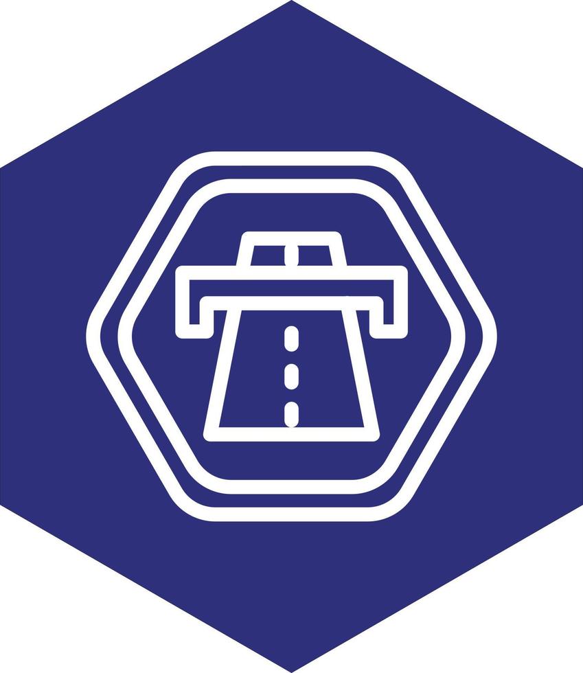Motorway Vector Icon Design