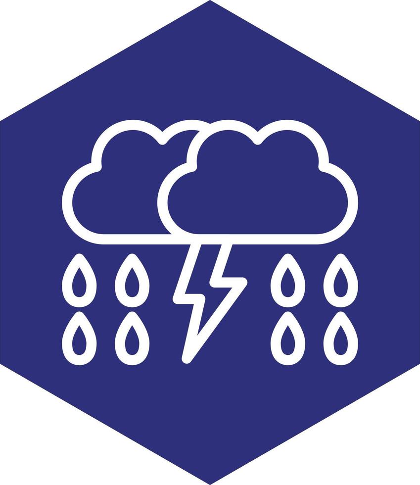 Thunder Vector Icon Design