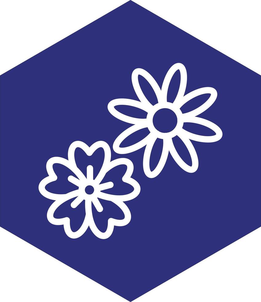 Flowers Vector Icon Design